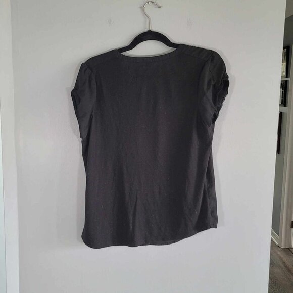 Twix Black Cap sleeve blouse. GUC - Picture 3 of 8